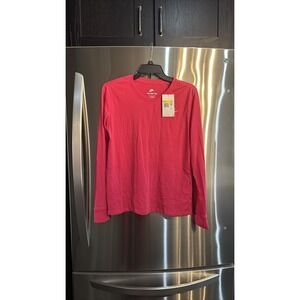 Nike Women's The Nike Tee Pink Long Sleeve Athletic Shirt Size S NWT